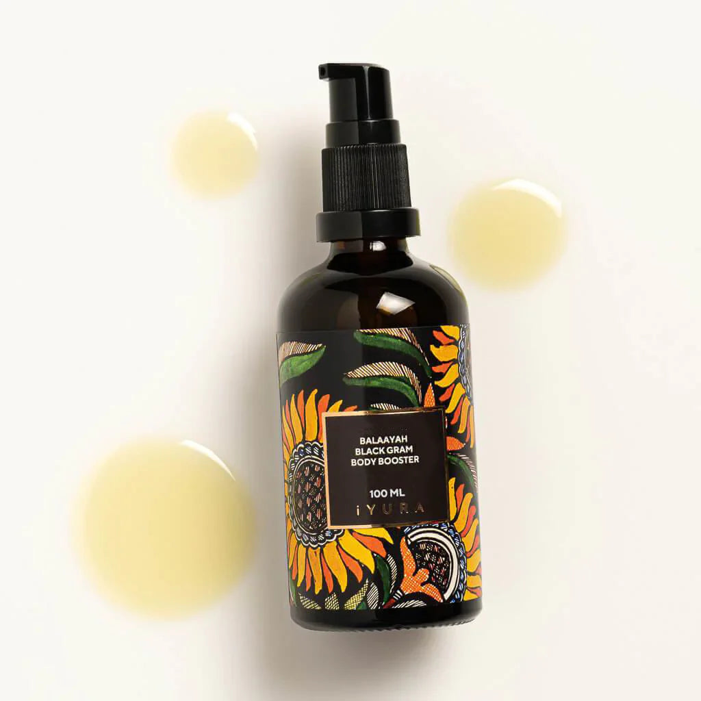 Black Gram Conjunto de Creme de Rosto de Aspeto Mais Firme e Óleo Corporal Hidratante
