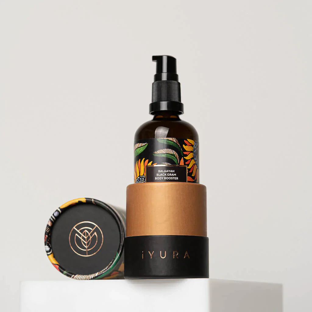 Black Gram Conjunto de Creme de Rosto de Aspeto Mais Firme e Óleo Corporal Hidratante