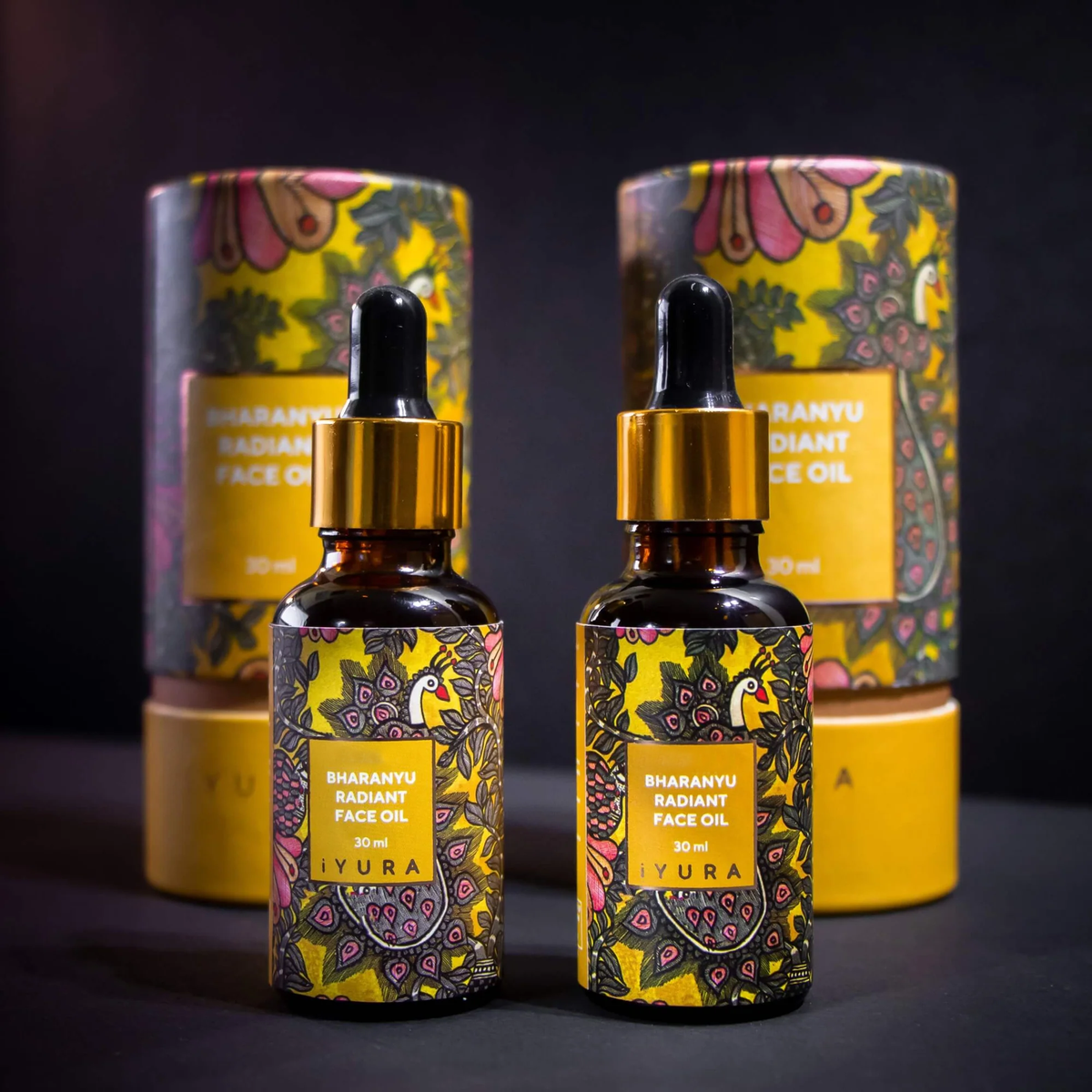 Bharanyu Radiant Óleo Facial - Pack de 2