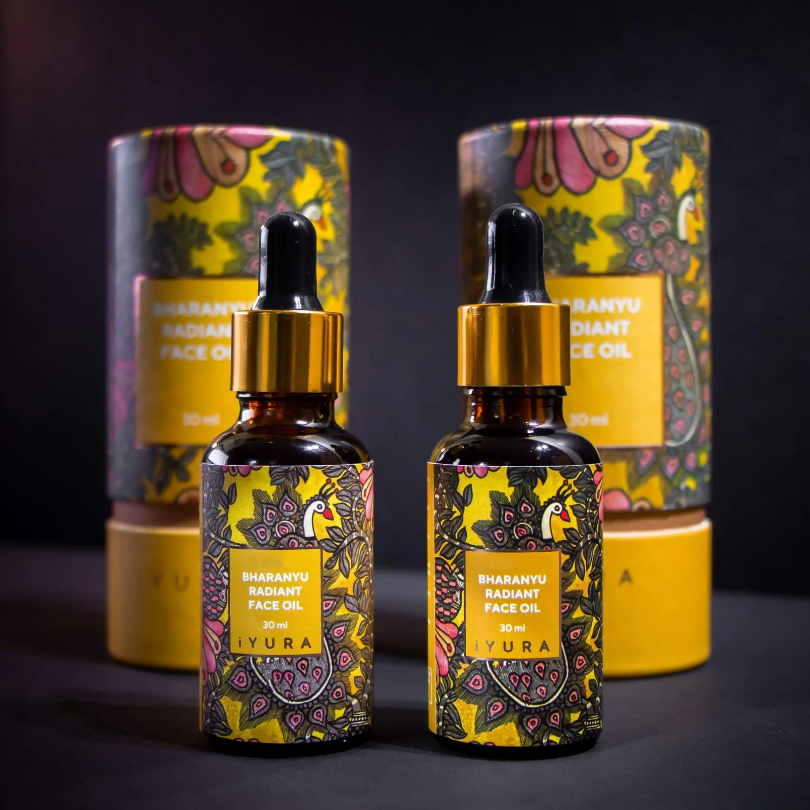 Bharanyu Radiant Óleo Facial - Pack de 2
