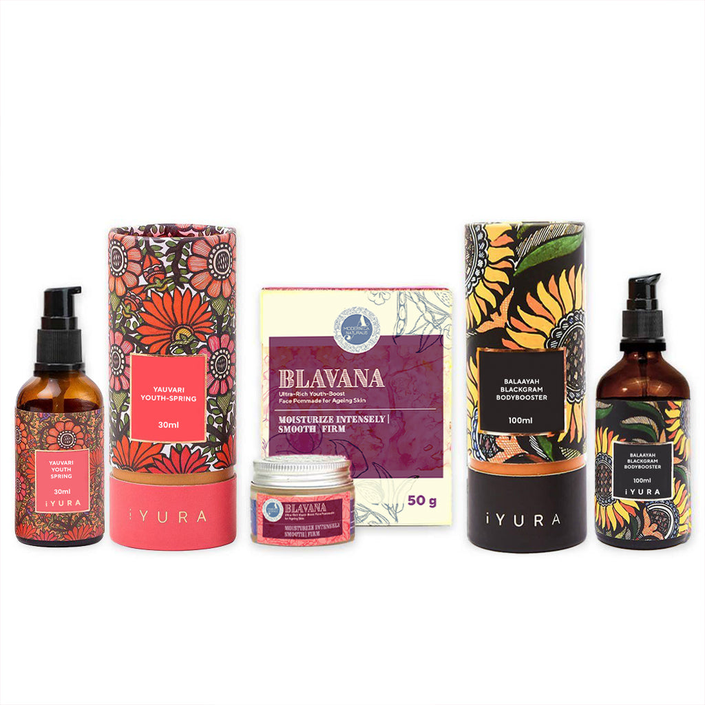 The Ayurveda Experience Black Gram Edit – Trio de Rosto e Corpo com o Poder do Black Gram