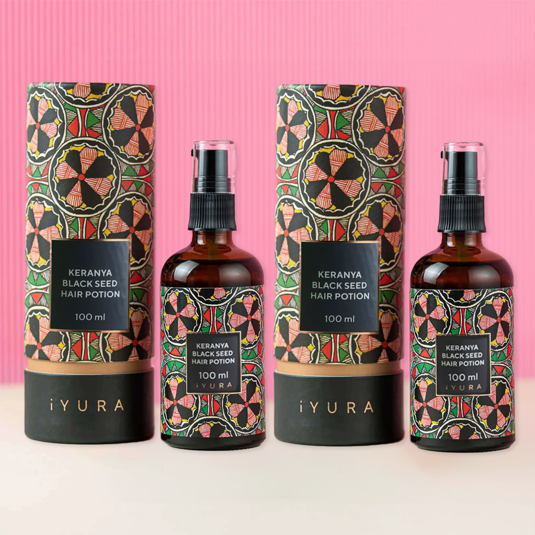 Keranya Black Seed Hair Potion - Pack de 2