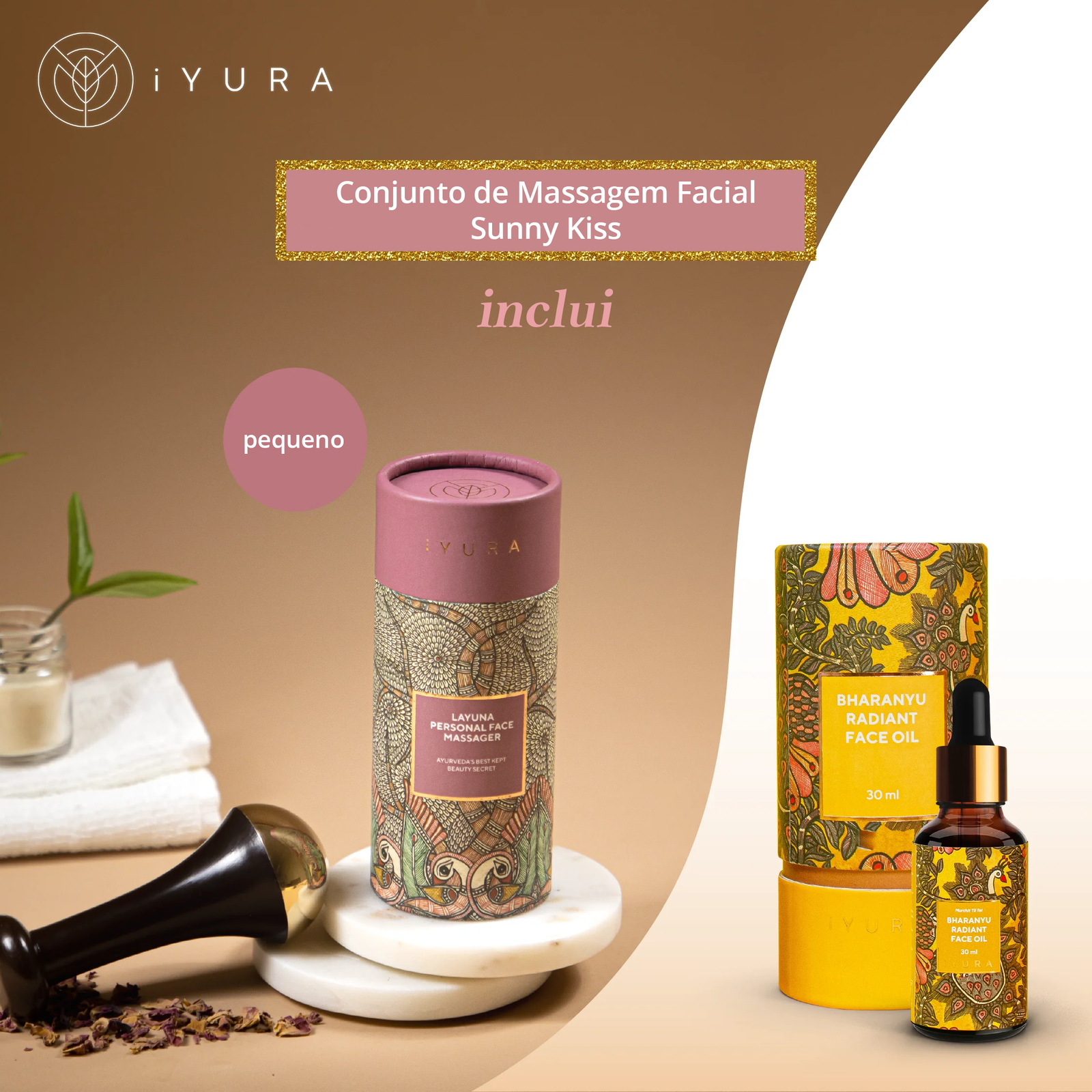 Sunny Kiss Conjunto de Massagem Facial