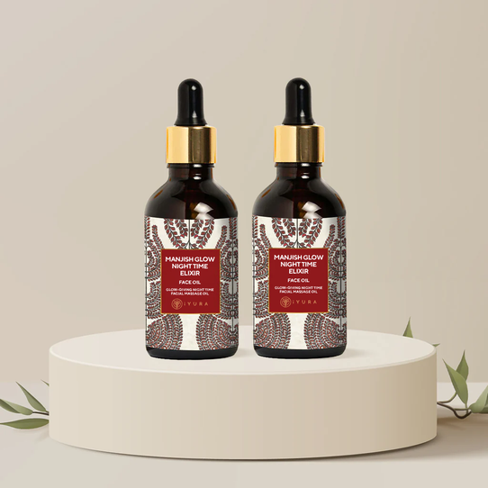 Elixir Facial Noturno Manjish Glow - Pack de 2